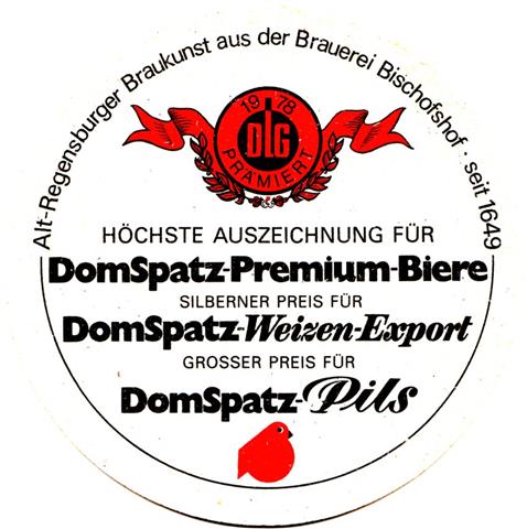 regensburg r-by bischofs dom rund 2b (215-1978 dlg prmiert-schwarzrot)